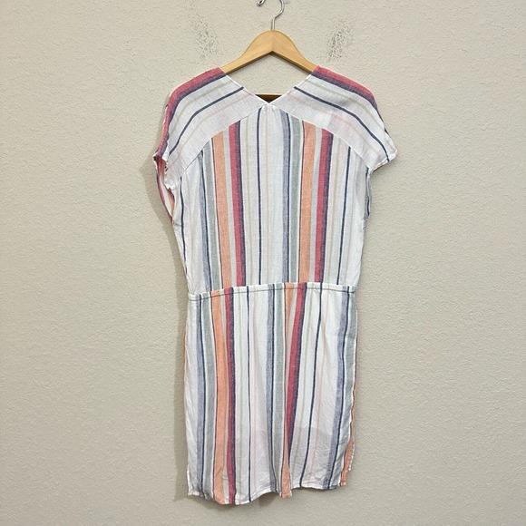 RAILS Wren Striped Linen-blend Tunic Dress in Marrakesh Stripe - Picture 7 of 12